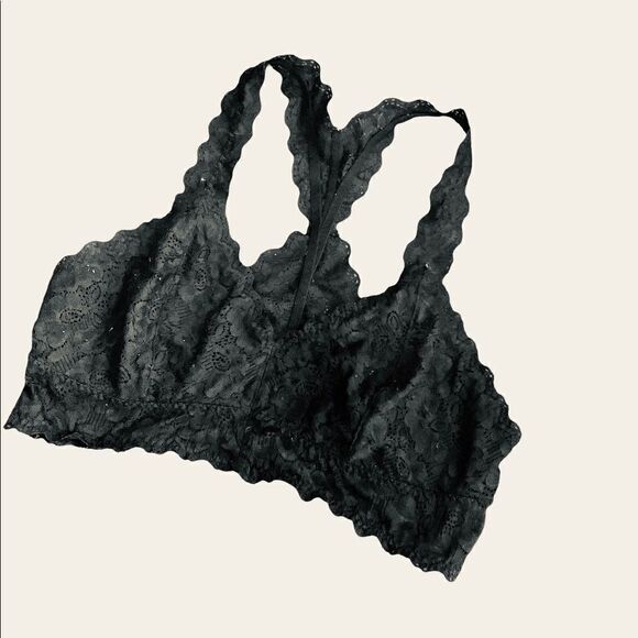 Felina Other - Black Lace Stretch Bralette